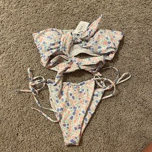 NWT CIDER tie bikini